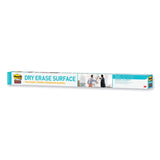 3M Post-it Dry Erase Surface with Adhesive Backing, 96" x 48", White