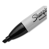 Sharpie Chisel Tip Permanent Marker, Broad Chisel Tip, Black, 36/Pack
