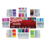 Sharpie Permanent Markers Ultimate Collection Value Pack, Assorted Tip Sizes/Types, Assorted Colors, 115/Set - Dependable Expendables