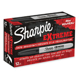 Sharpie Extreme Marker, Fine Bullet Tip, Black, Dozen