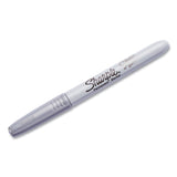 Sharpie Metallic Fine Point Permanent Markers, Fine Bullet Tip, Metallic Silver, Dozen