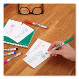 Sharpie Ultra Fine Tip Permanent Marker, Extra-Fine Needle Tip, Blue, Dozen