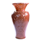 Amber Brown Opaque Breakaway Large Georgian Vase 7.5 Inch Safe Stunt Prop - Dependable Expendables