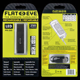 FLATEYE™ Rechargeable FR-250 Flashlight – 250 Lumens