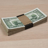 Money Prop - 1990 Series $20 ✔️RealAged™ Full Print $2,000 Stack