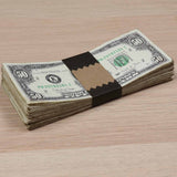 Money Prop -  1990 Series $50 ✔️RealAged™ Full Print $15,000 Stacks Bundle