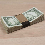 Money Prop - 1990 Series $5 ✔️RealAged™ Full Print $500 Stack