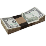 Money Prop - 1990 Series $5 ✔️RealAged™ Full Print $500 Stack