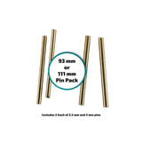 Swiss Army Knife Victorinox Replacement Brass Pins - For Mods or Repair - Dependable Expendables