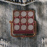 9 Light Enamel Pin (Glow in the Dark)