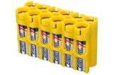 Storacell AAA 12 Pack Battery Caddie (Yellow)