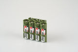 Storacell AA/AAA Combo - 8 Pack Battery Caddy (Military Green)
