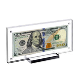 Acrylic Dollar Bill Holder Display Case - Dependable Expendables
