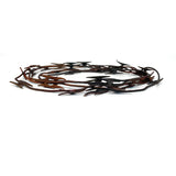 10ft Custom built razor wire replica safe for direct contact with actors. Rusty color