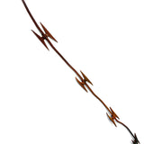 10ft Custom built razor wire replica safe for direct contact with actors. Rusty color