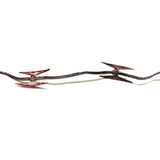 10 ft Custom built razor wire replica safe for direct contact with actors. Bloody color