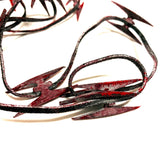 10ft Custom built razor wire replica safe for direct contact with actors. Bloody color