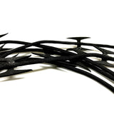 10ft Custom built razor wire replica safe for direct contact with actors. Black color