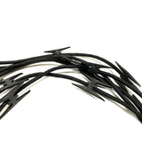 10ft Custom built razor wire replica safe for direct contact with actors. Black color