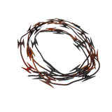 10t Custom built razor wire replica safe for direct contact with actors. Rusty color