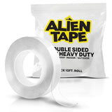 Alien Multipurpose Removable Adhesive Transparent 1.18 Inch Wide Double Sided Nano Tape Roll 10 Foot Long - Dependable Expendables