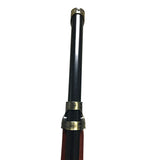 Detailed, lightweight prop gun features wood stock, moving flintlock hammer and trigger, and intricate details with brass finished parts