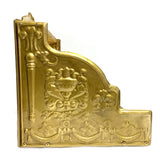 Gold color replica of antique cash register vacuformed with old fashioned details reminiscent of old soda shop or any other old timey shop