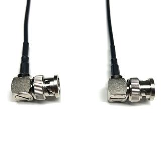 15 inch Right Angle BNC to RA BNC cable used for connecting video and timecode devices used in film and television production.