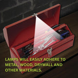 BUTTON LAMP Adhesive LEDs Light Lightweight, Ultra Small, Ultra Bright LED Utility Lights - Dependable Expendables