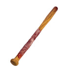 Bloodied and Gauze Wrapped foam Baseball Bat! Made of dense, soft urethane foam, this bat contains a fiberglass core to maintain rigidity, It's safe for professionally choreographed fight scenes 