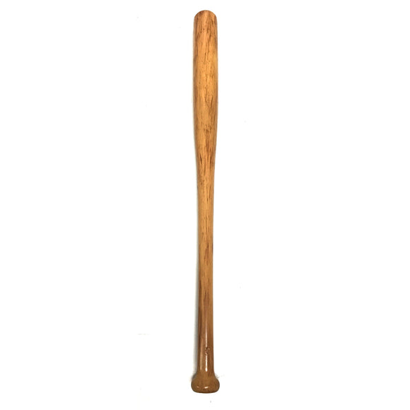 Light wood grain foam Baseball Bat! Made of dense, soft urethane foam, this bat contains a fiberglass core to maintain rigidity, It's safe for professionally choreographed fight scenes 