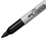 Sharpie Super Permanent Markers - Fine Point - 12 Count Box (Black)