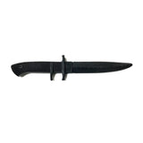 7" simulated blade solid rubber knife  safety prop for safe stunt work or choreographed fight scene for television, film or live theater.
