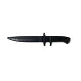 7" simulated blade solid rubber knife prop for cosplay or Halloween costume accessory.