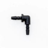 Black Elbow for Acoustic Tube Surveillance Ear Piece Replacement Part - Dependable Expendables