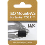Black LMC Sound ISO Mount for Sanken COS-11 with WS-11 Windscreen - Dependable Expendables