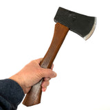 Realistic Foam Rubber 13.25 Inch Small Hatchet Axe safety prop for safe stunt work or choreographed fight scene for television, film or live theater.