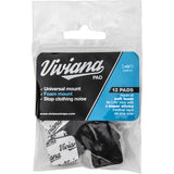 Black Viviana Pads Soft Foam Mounts for Lavalier Microphones twelve pack - Dependable Expendables