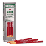 Dixon Phano China Marker - Box of 12 - Red - Dependable Expendables