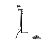 LA Rag House 40” C-STAND 2 RISER STANDARD SWING LOCK BASE - BLACK