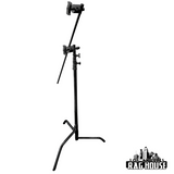 LA Rag House 40” C-STAND 2 RISER STANDARD SWING LOCK BASE - BLACK