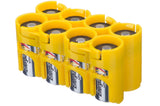 Storacell CR123 - 8 Pack Yellow Battery Caddy - Dependable Expendables