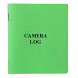 Green Camera Log Book used by Television and Film Camera Departments for taking notes during production - Dependable Expendables