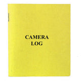 Yellow Camera Log Book used by TV and Movie Camera Departments for taking notes during filming - Dependable Expendables
