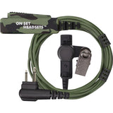 Camoflage On Set Headsets FilmPRO Solo Surveillance Headset 2-Pin Motorola M1 Connector - Dependable Expendables