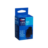 Carex Cane Tips, 3/4 inch, Black - Dependable Expendables