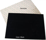 Caydo Suede Self-Adhesive Sheets 8.5" x 12" (Black, Brown, Grey, Tan, Teal, Red)