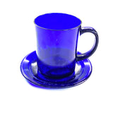SMASHProps Cobalt Blue Breakaway Mug & Saucer Safe Stunt Prop Set - Dependable Expendables