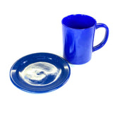 SMASHProps Cobalt Blue Breakaway Mug & Saucer Safe Stunt Prop Set - Dependable Expendables