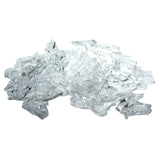 Crystal Clear Silicone Rubber Shattered Glass pieces; also known as "Siliglass" is a safe prop for video, movie or live stage stunt work and choreographed fight scenes.